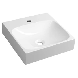 SAPHO EMONA öntöttmárvány mosdó, 40x40cm (EN040)