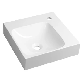 SAPHO EMONA öntöttmárvány sarokmosdó, 40x40cm (EN040R)