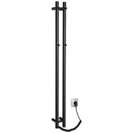 SAPHO PAPINADO Elektromos törölköző szárító radiátor, 109x1200mm, 40W, matt fekete (ER340) SAPHO PAPINADO Elektromos törölköző szárító radiátor, 109x1200mm, 40W, matt fekete (ER340)