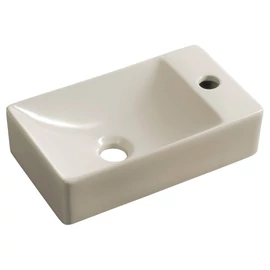 SAPHO SMALL MARGITHA kerámiamosdó, 38x22cm, jobbos, bézs (MGT38221)