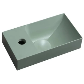 SAPHO PICCOLINO betonmosdó, 30,8x10x17cm, balos, zöld (PK30023)