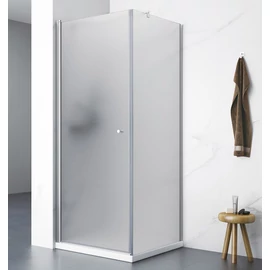 SAPHO PAX zuhanyoszlop zuhanyszettel, fejzuhannyal és csapteleppel, fekete (XA139/15)