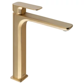 SAPHO SPY magasított mosdócsaptelep leeresztő nélkül, matt arany (PY07/19)