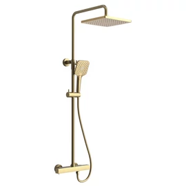 SAPHO DAKAR zuhanyoszlop termosztátos csapteleppel, zuhanyszettel, matt arany (SZ139GB)