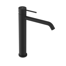 SAPHO ULTRAMIX álló magasított mosdócsaptelep, hosszú kifolyócsővel, matt fekete (UT007B)
