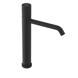 SAPHO ULTRATAP álló magasított mosdócsaptelep, hosszú kifolyócsővel, matt fekete (UT007TB)