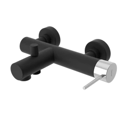 SAPHO ULTRAMIX fali kádtöltő csaptelep, matt fekete/króm (UT010BC) SAPHO ULTRAMIX fali kádtöltő csaptelep, matt fekete/króm (UT010BC)