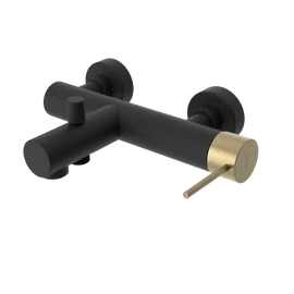 SAPHO ULTRAMIX fali kádtöltő csaptelep, matt fekete/matt arany (UT010BG) SAPHO ULTRAMIX fali kádtöltő csaptelep, matt fekete/matt arany (UT010BG)