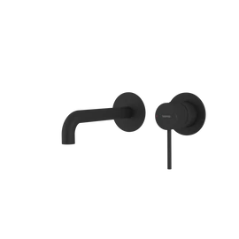 SAPHO ULTRASAN falba süllyesztett csaptelep, 20cm-es kifolyócsővel, matt fekete (UT018VB)