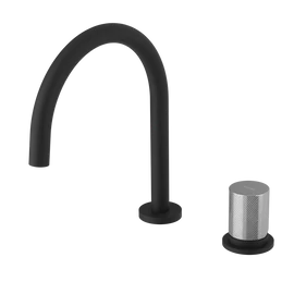 SAPHO ULTRATAP álló mosogatócsaptelep, matt fekete/króm (UT019TBC)