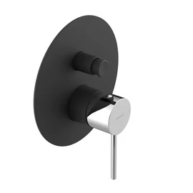 SAPHO ULTRAMIX falbasüllyesztett csaptelep, 2-irányú, matt fekete/króm (UT042BC) SAPHO ULTRAMIX falbasüllyesztett csaptelep, 2-irányú, matt fekete/króm (UT042BC)