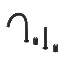 SAPHO ULTRAMIX kádperemre építhető csaptelep test, kifolyócsővel és kézizuhannyal, matt fekete (UT052B-1) SAPHO ULTRAMIX kádperemre építhető csaptelep test, kifolyócsővel és kézizuhannyal, matt fekete (UT052B-1)