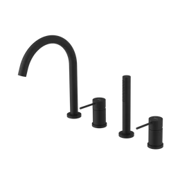 SAPHO ULTRAMIX kádperemre építhető csaptelep, kifolyócsővel és kézizuhannyal, matt fekete (UT052B) SAPHO ULTRAMIX kádperemre építhető csaptelep, kifolyócsővel és kézizuhannyal, matt fekete (UT052B)