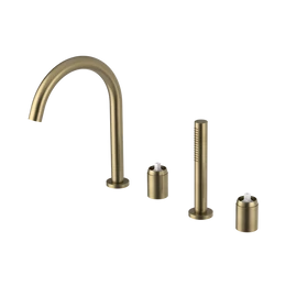 SAPHO ULTRAMIX kádperemre építhető csaptelep test, kifolyócsővel és kézizuhannyal, matt arany (UT052G-1) SAPHO ULTRAMIX kádperemre építhető csaptelep test, kifolyócsővel és kézizuhannyal, matt arany (UT052G-1)