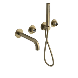 SAPHO ULTRAMIX falba süllyesztett csaptelep test kifolyócsővel, kézizuhannyal, matt arany (UT093G-1) SAPHO ULTRAMIX falba süllyesztett csaptelep test kifolyócsővel, kézizuhannyal, matt arany (UT093G-1)