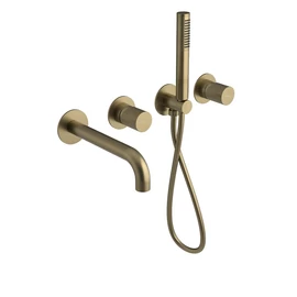 SAPHO ULTRATAP falbasüllyeszthető csaptelep, kifolyócsővel és kézizuhannyal, 2-irányú, matt arany (UT093TG) SAPHO ULTRATAP falbasüllyeszthető csaptelep, kifolyócsővel és kézizuhannyal, 2-irányú, matt arany (UT093TG)