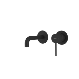 SAPHO ULTRASAN falbasüllyeszthető csaptelep, 16cm-es kifolyócsővel, matt fekete (UT118VB)