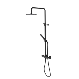 SAPHO ULTRAMIX zuhanyoszlop test, fejzuhannyal, kézizuhannyal, matt fekete (UT139B-1)
