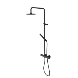 SAPHO ULTRATAP zuhanyoszlop, zuhanyszettel és fejzuhannyal, matt fekete (UT139TB)