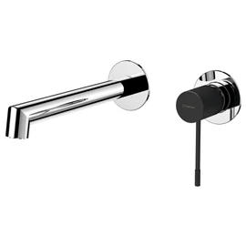 SAPHO SOLARIS falbasüllyesztett mosdócsaptelep, króm/fekete (WD008CB)