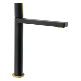SAPHO KAISA magasított csaptelep, fekete/matt arany (ZT092)