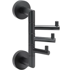 SAPHO BEMETA DARK Mozgatható fogas, 55x190x135mm, matt fekete (104206070)