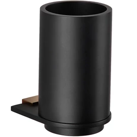 SAPHO BEMETA GALLA fali fogkefetartó, 75x123x99mm, matt fekete (108110010)