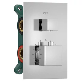 SAPHO LATUS falsík alatti termosztátos zuhanycsaptelep, 3 irányú váltóval króm (1102-33)