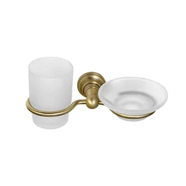 SAPHO DIAMOND pohár és szappantartó, bronz (1318-04)