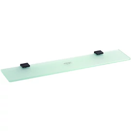 SAPHO BEMETA NERO Üvegpolc, 600x19x118mm, fekete (135002240)