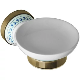 SAPHO BEMETA KERA Szappantartó, 107x66x150mm, bronz/kerámia (144708027)