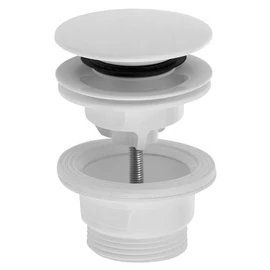 SAPHO BRUCKNER klik-klak mosdólefolyó, túlfolyó nélküli, 5/4“, 4-45mm, ABS/fehér  (151.308.0)