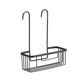 SAPHO SMART rácsos polc zuhanyzóba, 220x490x240mm, matt feket (248914)