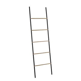 SAPHO KENTA törölközőtartó, 450x1610x21mm, fekete/bambusz (303141)