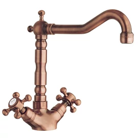 SAPHO REITANO ANTEA kétkaros mosogató-csaptelep, réz  (3124) SAPHO REITANO ANTEA kétkaros mosogató-csaptelep, réz  (3124)