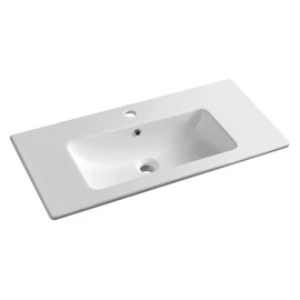 SAPHO PRACTICO kerámiamosdó, 80x40cm, fehér (44080) SAPHO PRACTICO kerámiamosdó, 80x40cm, fehér (44080)