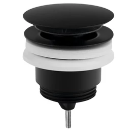 SAPHO OMP TEA klik-klak mosdólefolyó, 5/4“, 10-45mm, matt fekete  (7532.310.5X)