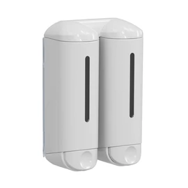 SAPHO MARPLAST SHOWER MEDIUM fali dupla szappanadagoló, 2x250ml, fehér (A94801)