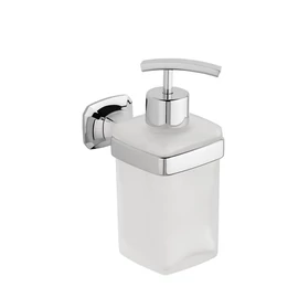 SAPHO AIDA szappanadagoló, tejüveg/króm (AI019)