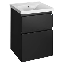 SAPHO AQUALINE ALTAIR mosdótartó szekrény, 52x72,5x45cm, matt fekete (AI655)