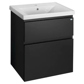 SAPHO AQUALINE ALTAIR mosdótartó szekrény, 61,5x72,5x45cm, matt fekete (AI665)