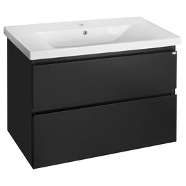 SAPHO AQUALINE ALTAIR mosdótartó szekrény, 86,5x60x45cm, matt fekete (AI690)