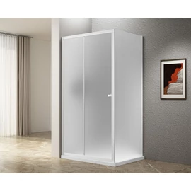 SAPHO UGGA tolóajtó oldalfallal, 1200x800mm, Brick üveg, fehér (AWS120-01) SAPHO UGGA tolóajtó oldalfallal, 1200x800mm, Brick üveg, fehér (AWS120-01)