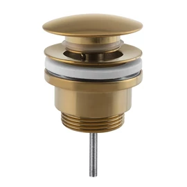 SAPHO klik-klak mosdólefolyó, 5/4“, matt arany  (CV1002GB)