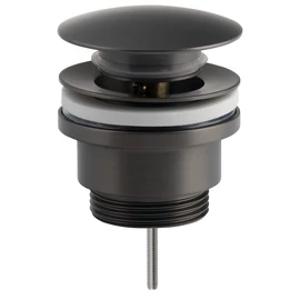 SAPHO klik-klak mosdólefolyó, 5/4“, gun metal  (CV1002GM)