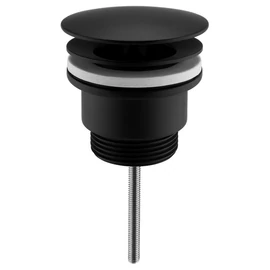 SAPHO klik-klak mosdólefolyó, nem zárható, 5/4“, 5-65mm, matt fekete  (CV3004B) SAPHO klik-klak mosdólefolyó, nem zárható, 5/4“, 5-65mm, matt fekete  (CV3004B)