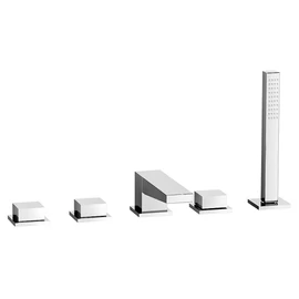 SAPHO DIMY 5 részes kádperemre szerelhető csaptelep, króm (DIMTECH5)