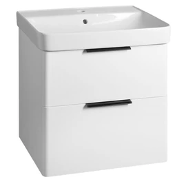 SAPHO AQUALINE DENEB mosdótartó szekrény fogantyú nélkül, 56,5x55x43,5cm, matt fehér (DN260)