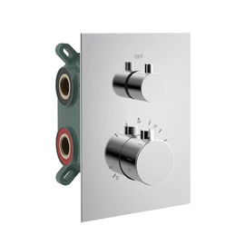 SAPHO KIMURA falsík alatti termosztátos zuhanycsaptelep, 2 irányú, króm (KU683)