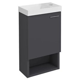 SAPHO LATUS XI mosdótartó szekrény, 30x53x16,5cm, matt antracit (LT711-3434)